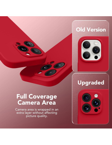 Funda Magnética SuydanBox para iPhone 13 Pro Max 6.7" Rojo