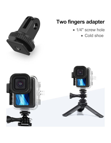 Adaptador de Montaje de Trípode YALLSAME para GoPro y Cámaras de Acción