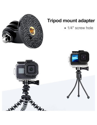 Adaptador de Montaje de Trípode YALLSAME para GoPro y Cámaras de Acción