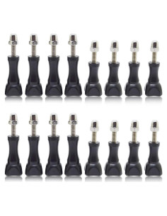 Tornillos de Pulgar 16 Pcs para GoPro Hero y Xiaomi Yi - Negro