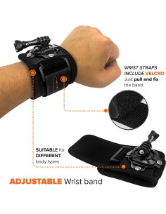 Correa de Muñeca Ajustable MiPremium para GoPro Hero 8 7 6 5 4 3 2