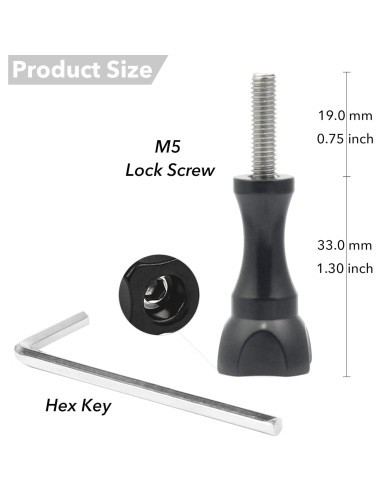 Adaptador de Montaje de Trípode Homeet 2 Piezas Aluminio