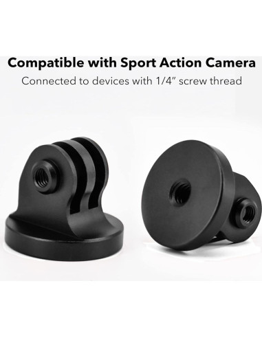 Adaptador de Montaje de Trípode Homeet 2 Piezas Aluminio