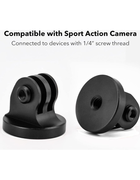 Adaptador de Montaje de Trípode Homeet 2 Piezas Aluminio