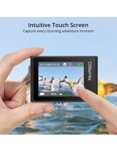 Cámara de Acción AKASO Brave 6 Plus 4K 20MP WiFi EIS 40m 2