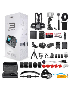 GoPro HERO13 Black - Cámara de Acción 5.3K, 27MP, Accesorios