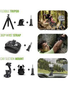 GoPro HERO13 Black - Cámara de Acción 5.3K, 27MP, Accesorios 2