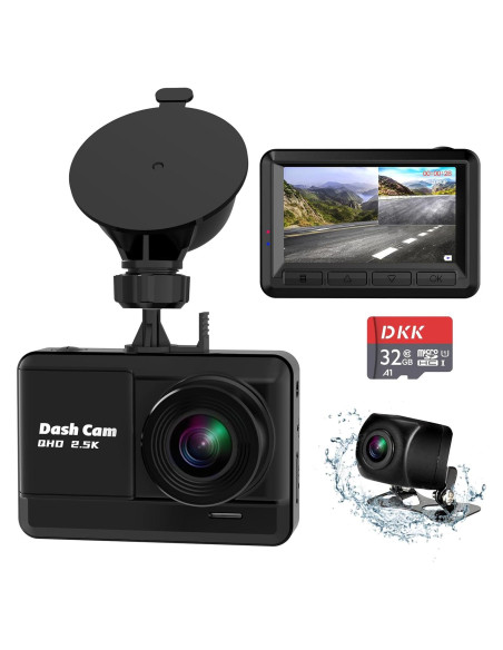 Cámara de Tablero Doble DKK 2.5K Delantera y Trasera