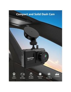 Cámara de Tablero Doble DKK 2.5K Delantera y Trasera 2