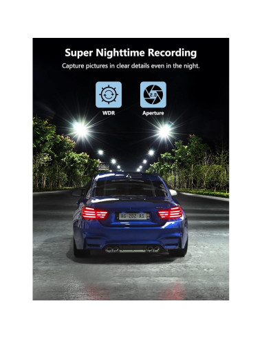 Cámara de Tablero Doble DKK 2.5K Delantera y Trasera