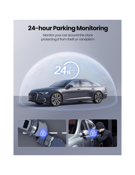 Cámara de Tablero M16 4K Frontal + 2K Trasera WiFi 32GB