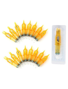 Cartuchos de Aguja de Tatuaje Desechables 100 Pcs - Tatuaje de Cara Pirata