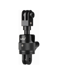 Soporte de Cámara Rotación 360 HSU, Aluminio, Compatible GoPro