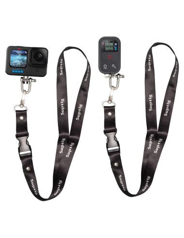 Cinta de Cuello Suptig para GoPro y Cámaras de Acción - 2 Unidades