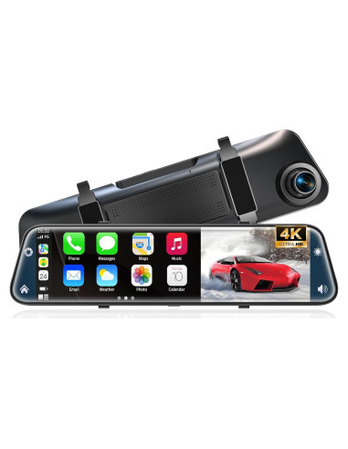 Cámara de Espejo Retrovisor 4K KOUENOM 12" con Carplay