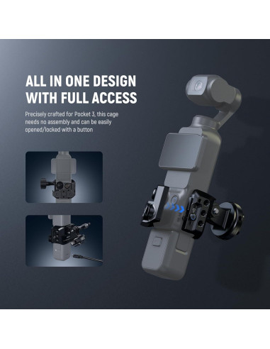 Estructura de Aluminio NEEWER AC009 para DJI Osmo Pocket 3