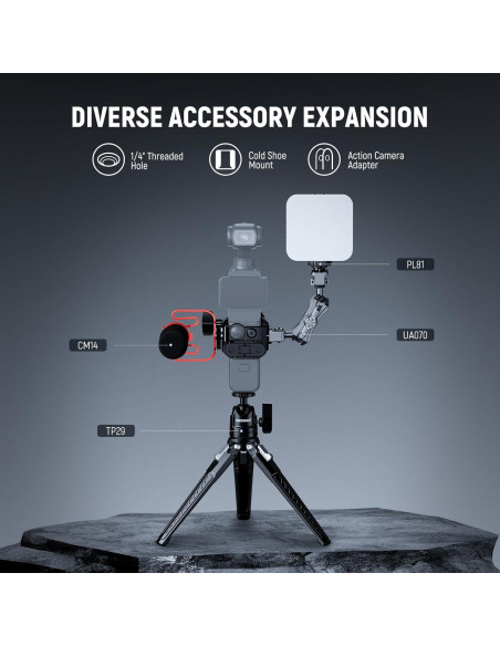 Estructura de Aluminio NEEWER AC009 para DJI Osmo Pocket 3 Estructura de Aluminio NEEWER AC009 para DJI Osmo Pocket 3