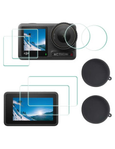 Protector de Pantalla DJI OSMO Action 4 + Funda Silicona 9H