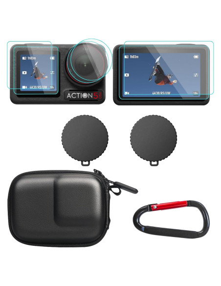 Accesorios DJI Osmo Action 5 Pro - Funda PU y Protectores