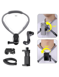 Soporte de Cuello Ajustable Lupholue para Cámara de Acción