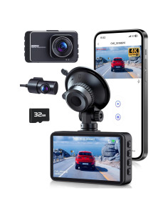 Cámara Dash 4K DELLFY Delantera y Trasera con WiFi