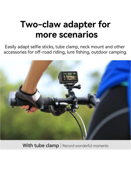 Adaptador Magnético TELESIN para DJI Action 5/4/3 - Rápida Liberación