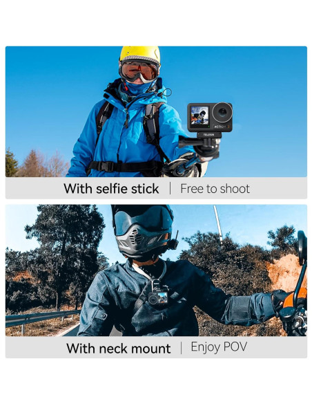 Adaptador Magnético TELESIN para DJI Action 5/4/3 - Rápida Liberación