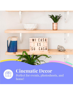 Caja de Luz de Cine Amped & Co 30.48x22.86 cm RGB LED 2