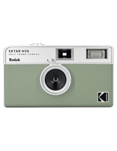 Cámara de Filme Kodak Ektar H35 Reutilizable Ligera Salvia
