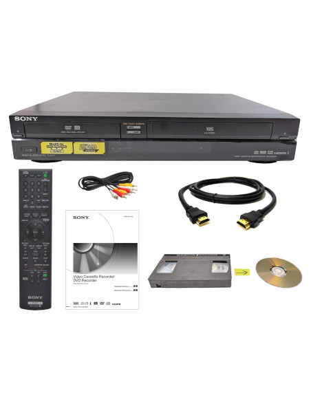 Grabadora Combo VHS a DVD Sony RDR-VX - HDMI, Control Remoto