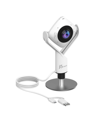 Cámara de Reuniones j5create JVCU360 1080P con Micrófono