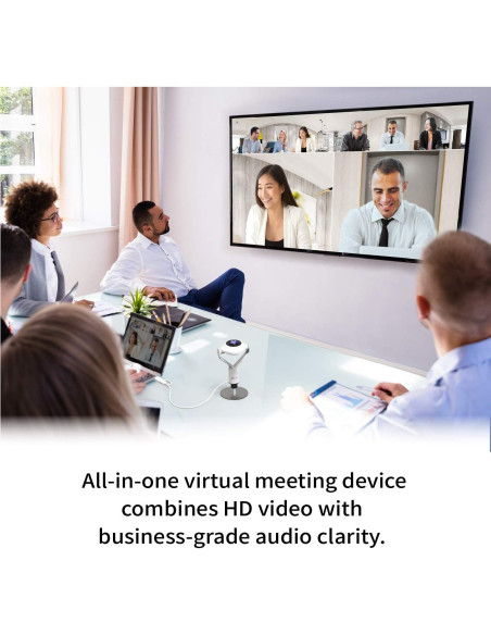 Cámara de Reuniones j5create JVCU360 1080P con Micrófono