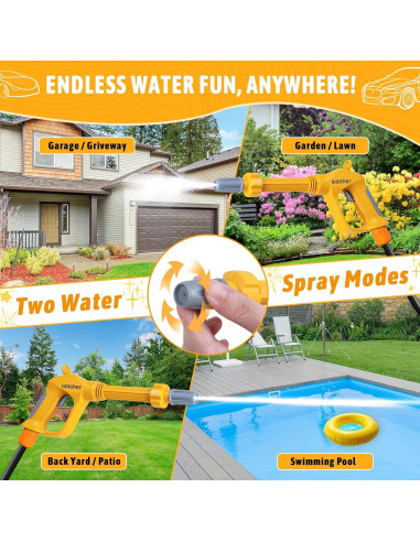 Juguete de Lavado de Autos WishaLife - Lavadora a Presión Manual