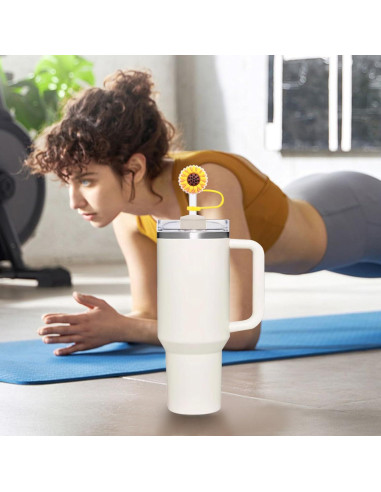 20 Cubiertas de Pajitas Yaveron para Tazas Stanley 0.4 cm