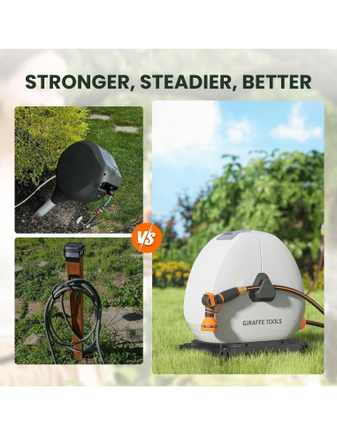 Carrete de Manguera Retráctil Giraffe Tools 28m 5/8" Automático