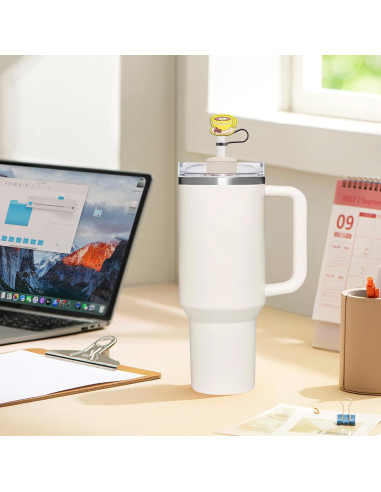 20 Cubiertas de Pajitas Yaveron para Tazas Stanley 0.4 cm