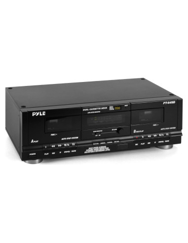 Reproductor de Cinta Doble Pyle Home PT649D 110V/220V RCA