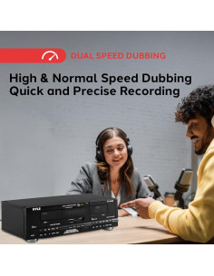 Reproductor de Cinta Doble Pyle Home PT649D 110V/220V RCA 2