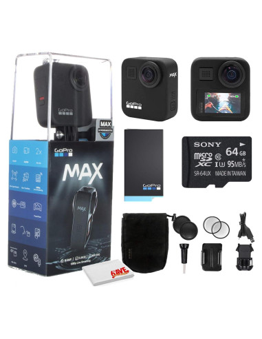 Cámara de Acción GoPro MAX 360 - Impermeable 5.6K HD