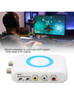 Modulador RF Zopsc AV a Coaxial NTSC 15.29x9.60cm 2