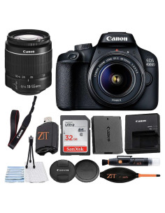 Cámara DSLR Canon EOS 4000D 18MP + Lente 18-55mm + Accesorios