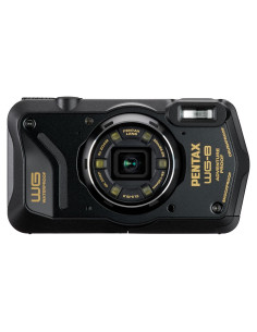 Cámara de Aventura PENTAX WG-8 Negra 20MP 4K Resistente Agua