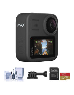 Cámara GoPro MAX 360 Impermeable 5.6K + Pantalla Táctil