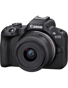 Cámara Sin Espejo Canon EOS R50 24.2MP 4K + Lente 18-45mm 2