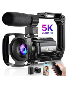 Cámara de Video 5K NINIVISION 48MP WiFi Pantalla Táctil 3"