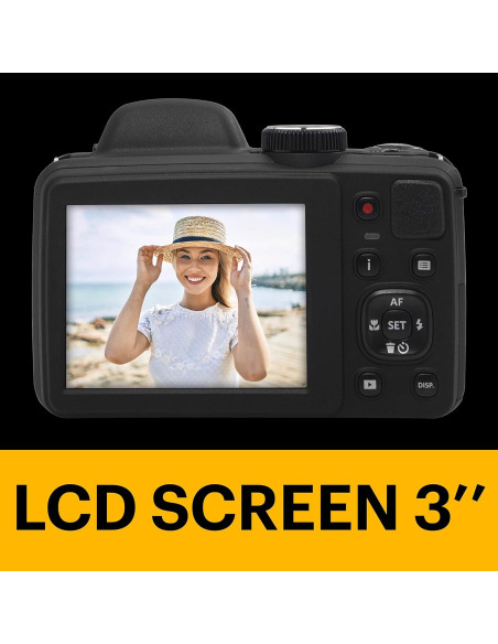 Cámara Digital KODAK PIXPRO AZ405-BK 20MP 40X Zoom Óptico Cámara Digital KODAK PIXPRO AZ405-BK 20MP 40X Zoom Óptico