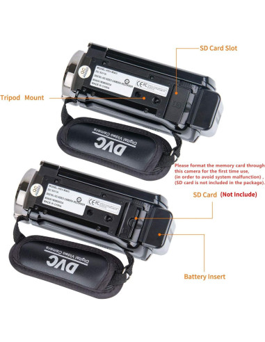 Cámara Digital Kicteck 604s Full HD 1080P 24MP Zoom 16X