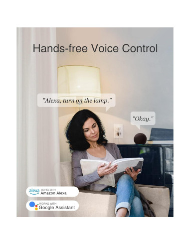 Enchufe Inteligente GHome WP3 Wi-Fi Control Remoto Alexa