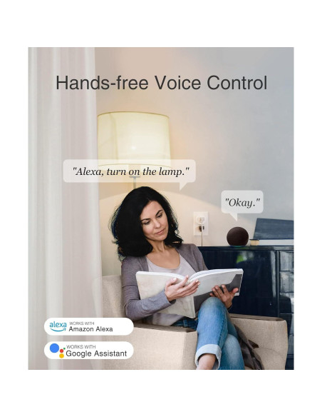 Enchufe Inteligente GHome WP3 Wi-Fi Control Remoto Alexa