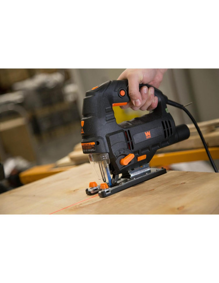 Sierra de Vaivén WEN 33606 6.6A con Luz LED y Láser